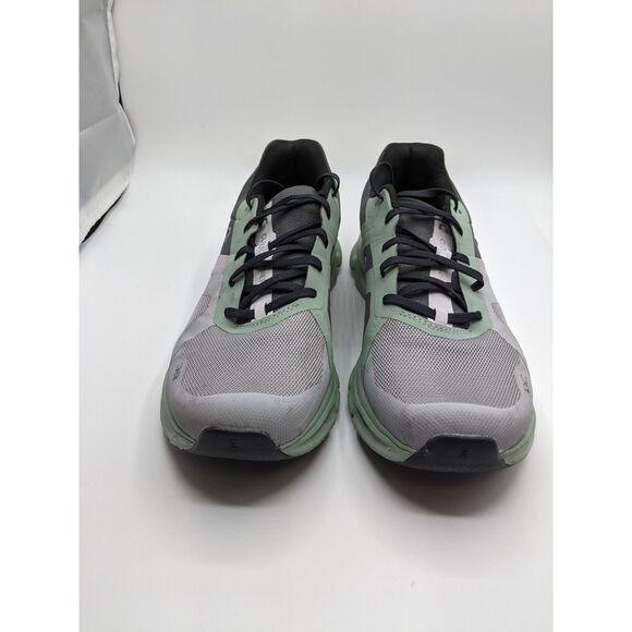 On Men's Cloudrunner Sneakers, Alloy | Moss, 10 Medium US - Picture 3 of 12